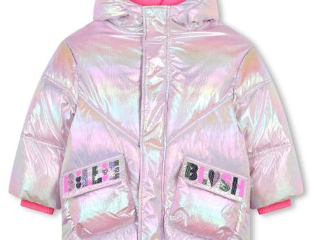 Billieblush Pink Pale Puffer Jacket Sale