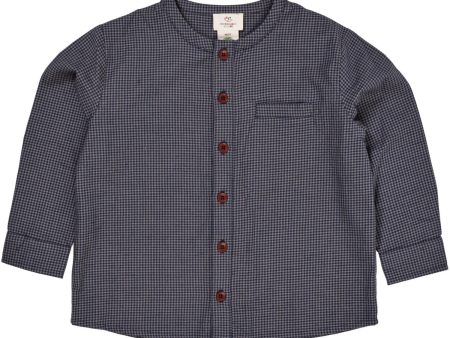 Copenhagen Colors Navy Check Combi Check Skjorte Supply