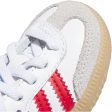 adidas Originals Cloud White Collegiate Red Gum Samba Og El I Sneakers Fashion