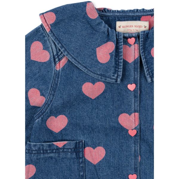 Konges Sløjd Bon Coeur Pink Magot Denim Shirt Gots For Cheap