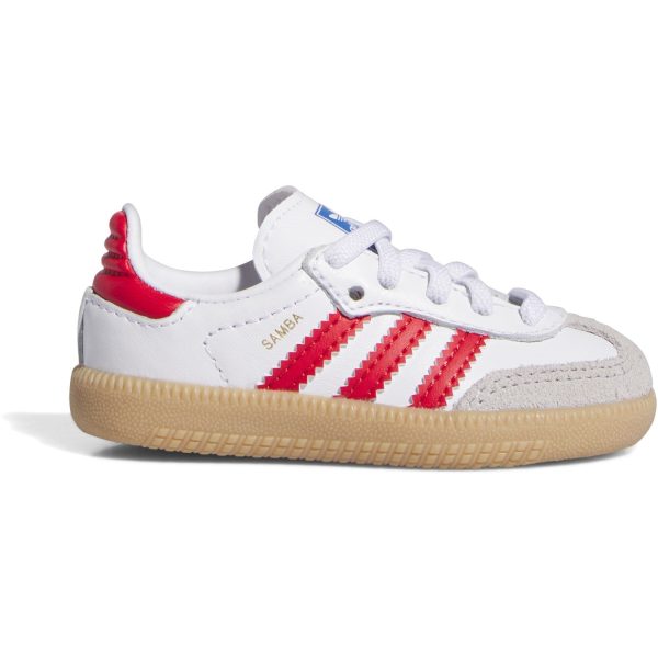 adidas Originals Cloud White Collegiate Red Gum Samba Og El I Sneakers Fashion