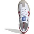 adidas Originals Cloud White Collegiate Red Gum Samba Og J Sneakers Online now