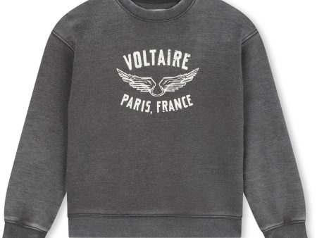 Zadig & Voltaire Dark Grey Collegegenser Sale