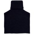 Huttelihut Dark Navy Neck Warmer Wool Knit Online Sale