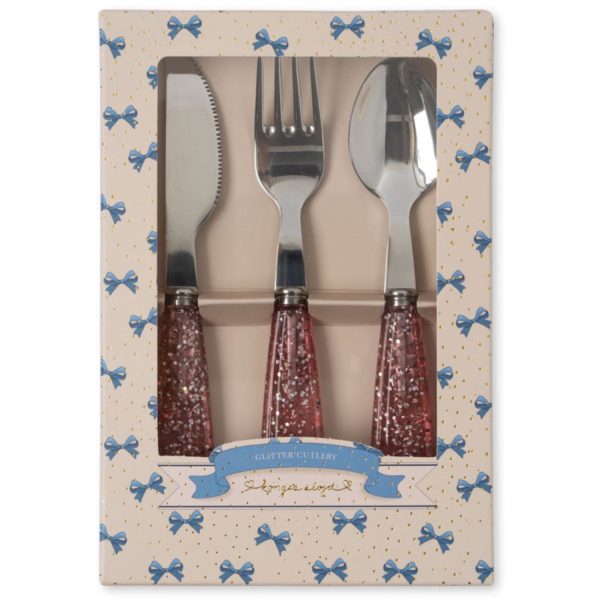 Konges Sløjd Sparkling Blush Glitter Cutlery Hot on Sale