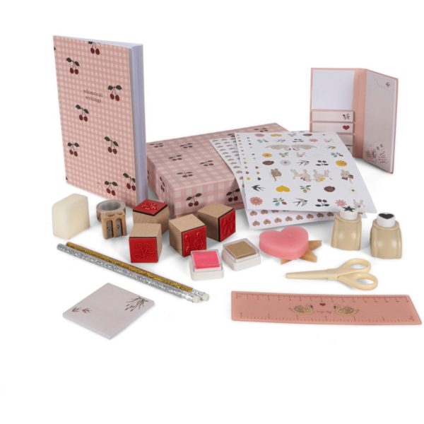 Konges Sløjd Cherry Mix Girl Stationery Set Online now