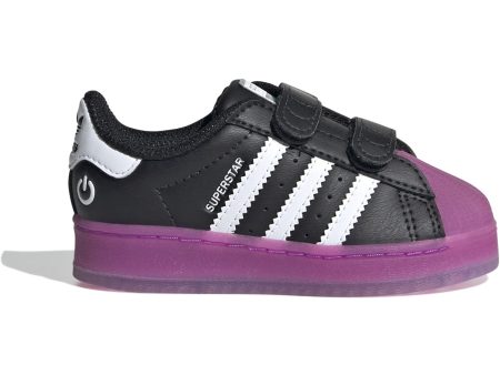 adidas Originals Core Black   Purple Burst   Cloud White Superstar Led Lights Cf I Sneakers Discount