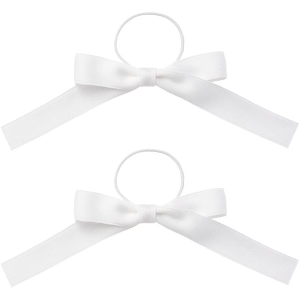 Name It Bright White Rena 2-pack Bow Hårelastik Sale