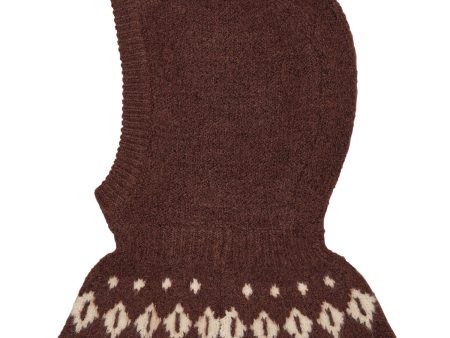 COPENHAGEN COLORS Dk Brun Krem Kombiull Island Balaclava Online Sale