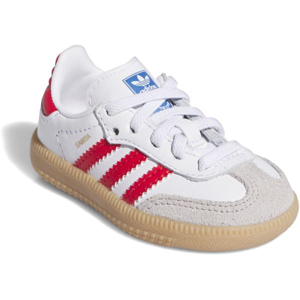 adidas Originals Cloud White Collegiate Red Gum Samba Og El I Sneakers Fashion