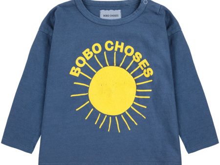 Bobo Choses Navy Blue Baby Bobo Choses Sun Navy T-Shirt Discount