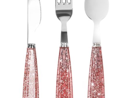 Konges Sløjd Sparkling Blush Glitter Cutlery Hot on Sale