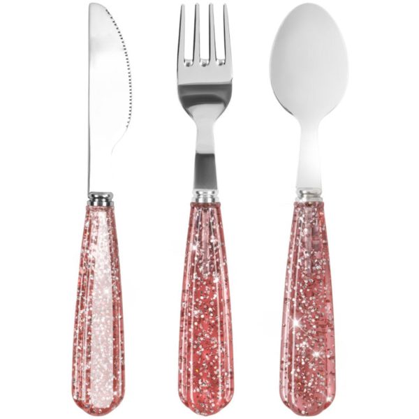 Konges Sløjd Sparkling Blush Glitter Cutlery Hot on Sale