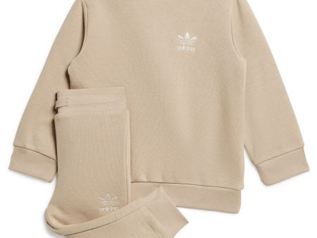 adidas Originals Magic Beige Crew Sweat Set Sale