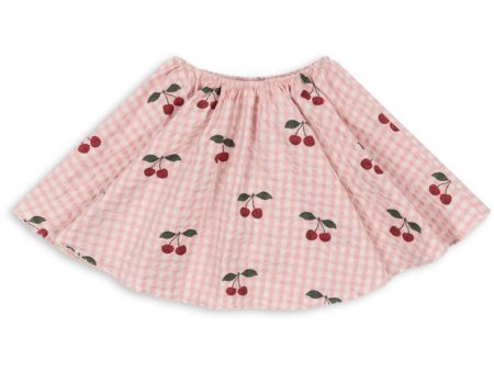 Konges Sløjd Cherry Check Kim Skirt Gots Fashion