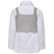 kids ONLY Cloud Dancer Zoe 2-delt skjorte med strikket vest Cheap