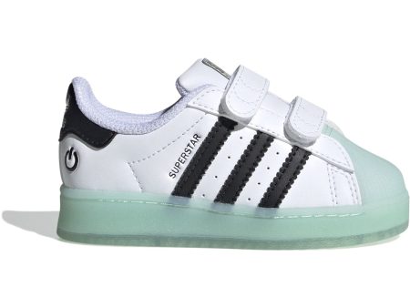 adidas Originals Core White Seflaq Core Black Superstar Led Lights Cf I Sneakers on Sale