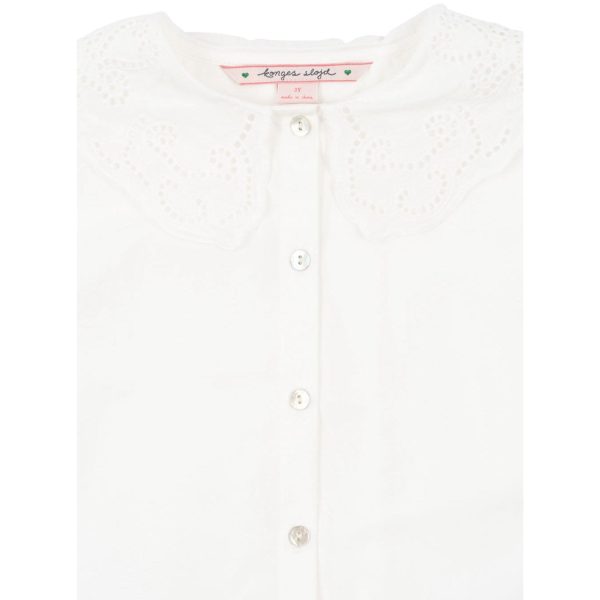 Konges Sløjd Optic White Rilo Collar Shirt Gots Online