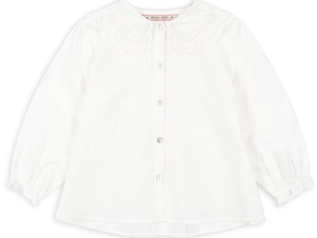 Konges Sløjd Optic White Rilo Collar Shirt Gots Online