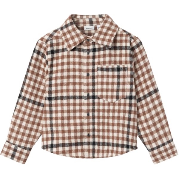 Name It Summer Sand Checks Nidennis Overshirt For Sale