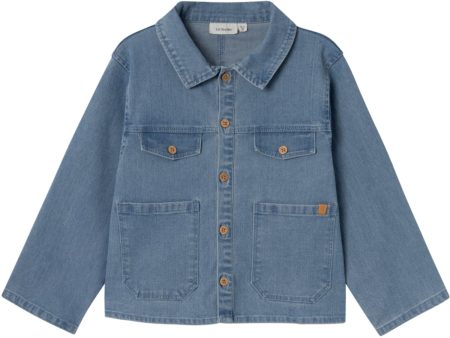 Lil Atelier Medium Blue Denim Okaja Denim Skjorte Online Sale