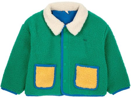 Bobo Choses Blue Beneath The Moon All Over Reversible Jacket For Cheap