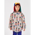 Bobo Choses Light Brown Little Tin Soldiers All Over Anorak Discount