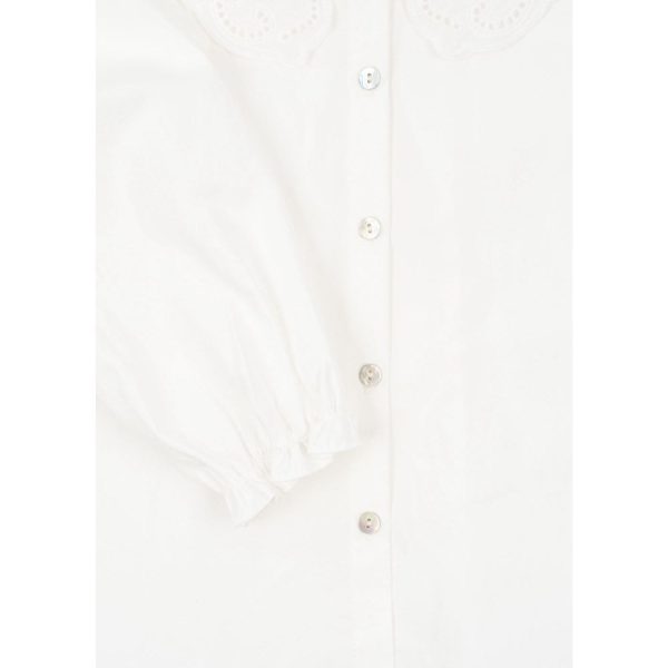 Konges Sløjd Optic White Rilo Collar Shirt Gots Online